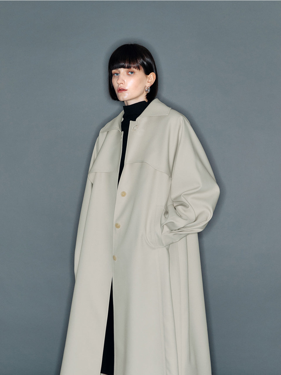 Marfik Single Mac Trench Coat Sand｜ARIK アリク 韓国ファッション