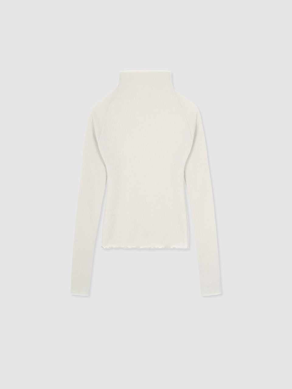 ARIK アリク クラウドホワイト ハイネックトップ 韓国ファッション ミニマル