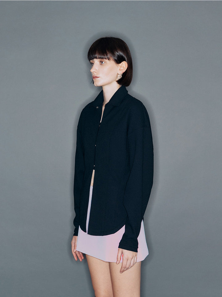【ARIK. アリク】TIAKI Oversized sleeve cardigan Black