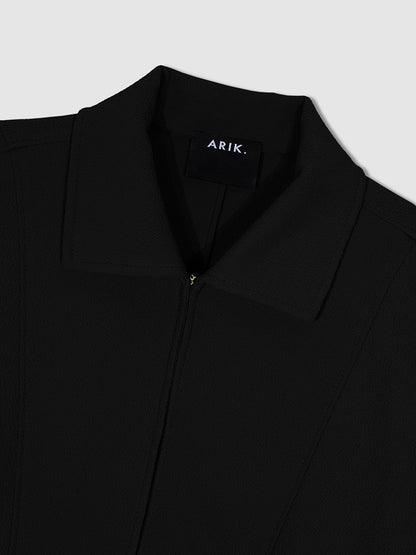 ARIK アリク ブラック カーディガン 立体袖 ディテール