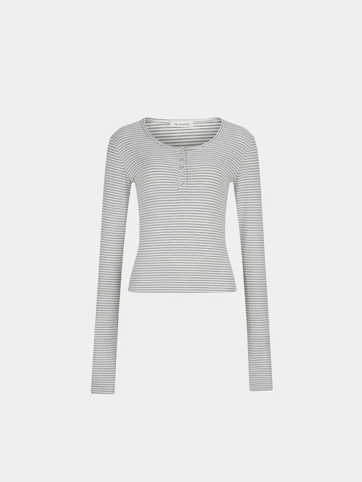 【TOPDRESSING 2026AW】Alec Button T-Shirt