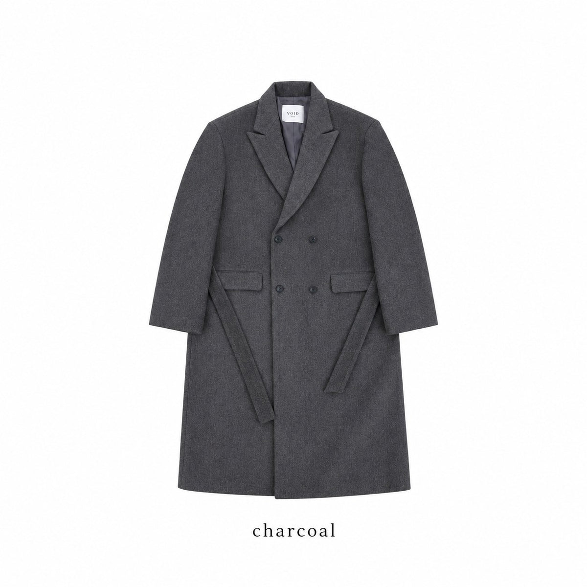 Belted Double-Breasted Coat