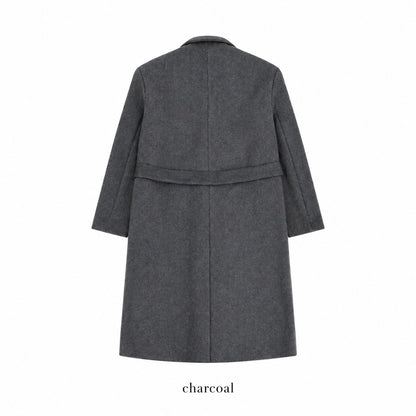 Belted Double-Breasted Coat