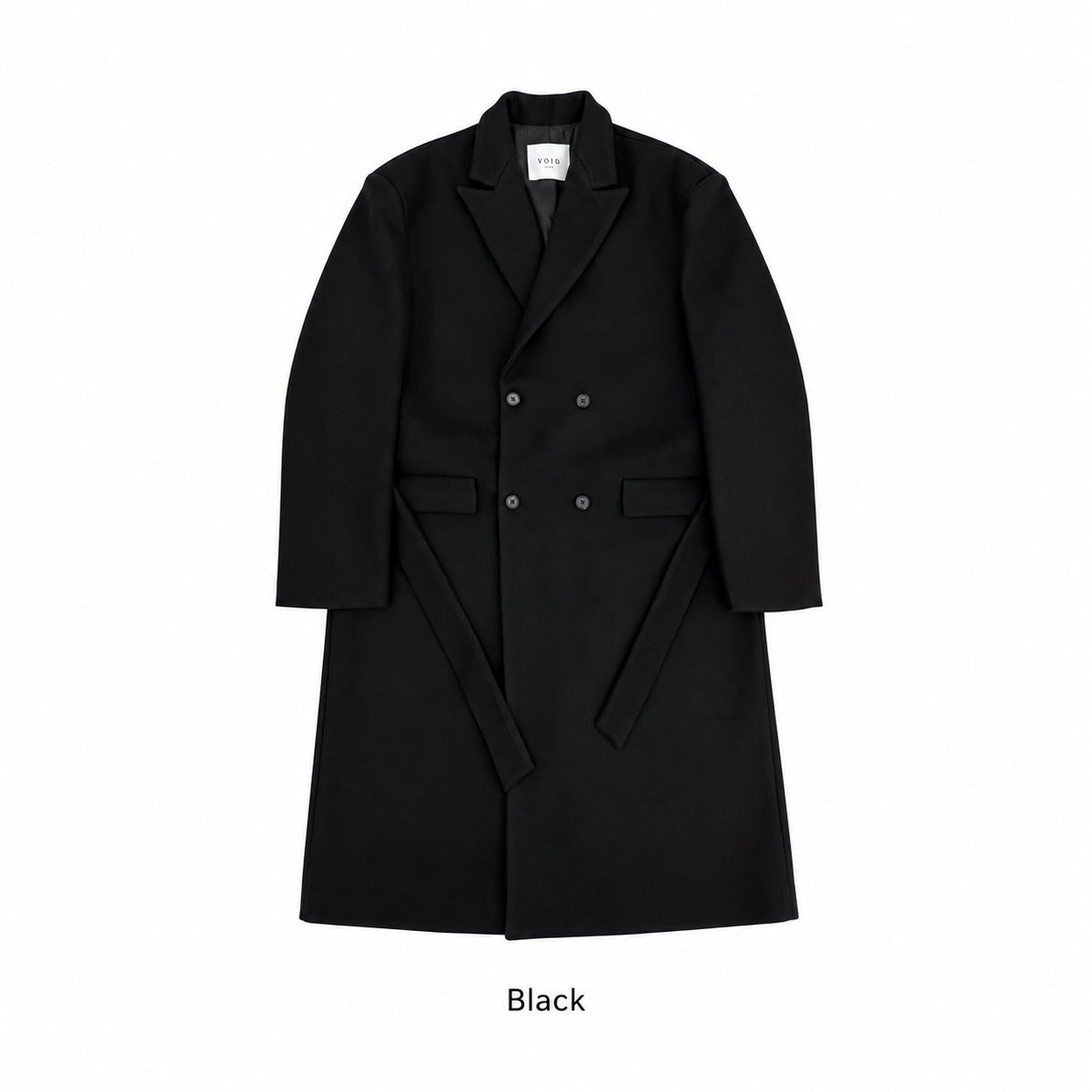 Belted Double-Breasted Coat