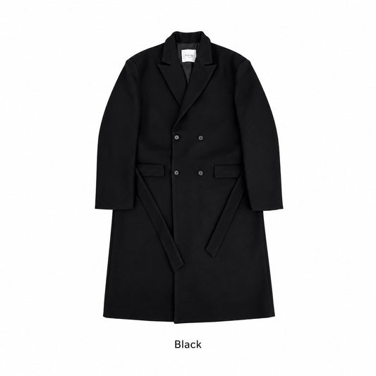 Belted Double-Breasted Coat