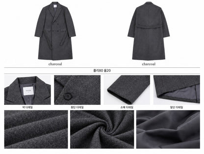 Belted Double-Breasted Coat