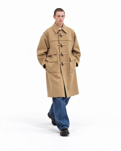 Collar Oversized Duffle Coat