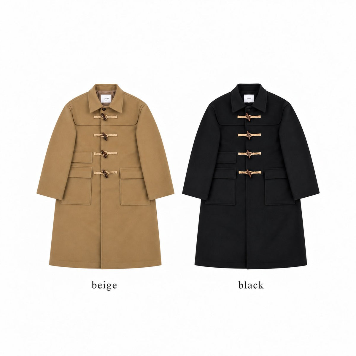 Collar Oversized Duffle Coat
