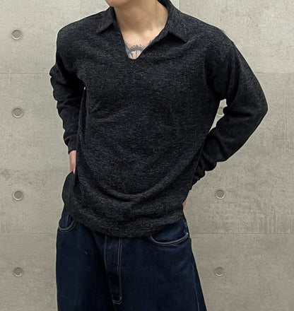 Mello V-Neck Collar Long Sleeve