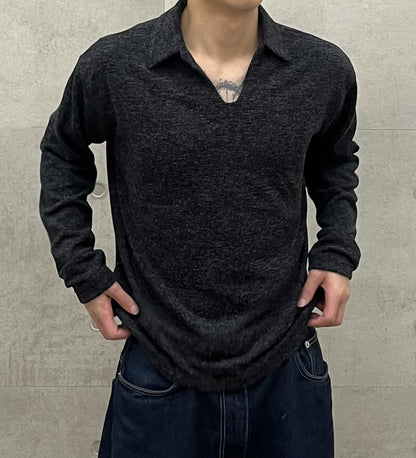 Mello V-Neck Collar Long Sleeve