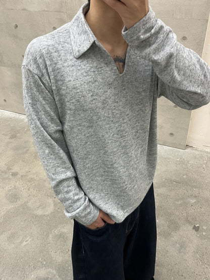 Mello V-Neck Collar Long Sleeve