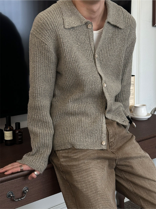 MAGNOLIA Albero Crop Cardigan(IVORY,BLACK,BROWN) 商品画像1/16