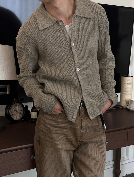 MAGNOLIA Albero Crop Cardigan(IVORY,BLACK,BROWN) 商品画像3/16