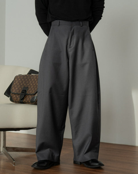 MAGNOLIA Allure Volume Wide Slacks(BEIGE,GRAY,BLACK) 商品画像1/6