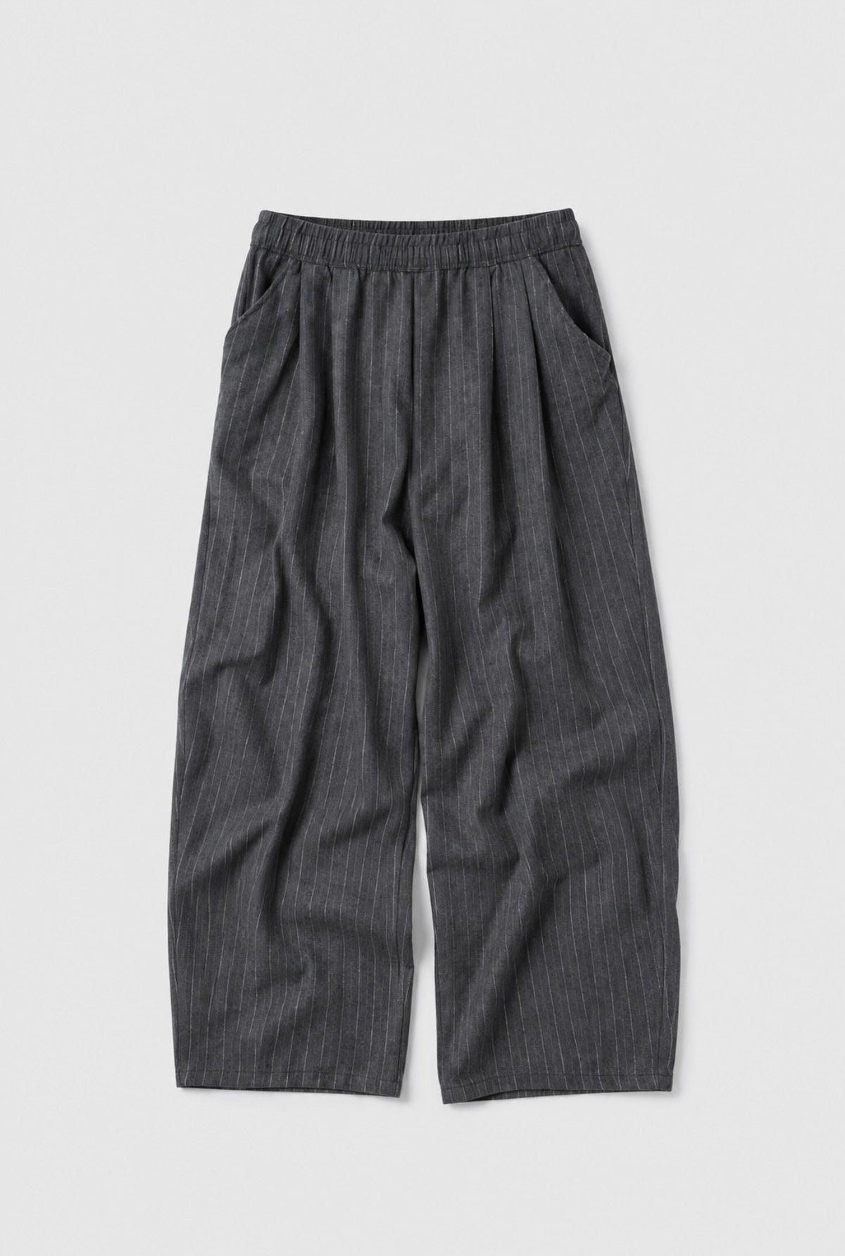 MAGNOLIA Arc Stripe Balloon Pants(GRAY,BLACK) 商品画像2/10