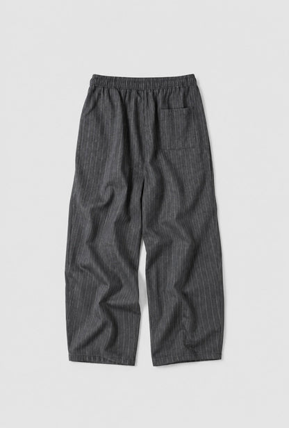 MAGNOLIA Arc Stripe Balloon Pants(GRAY,BLACK) 商品画像3/10
