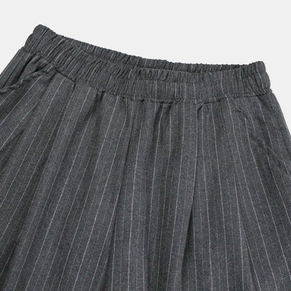 MAGNOLIA Arc Stripe Balloon Pants(GRAY,BLACK) 商品画像5/10