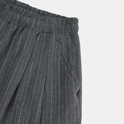MAGNOLIA Arc Stripe Balloon Pants(GRAY,BLACK) 商品画像7/10