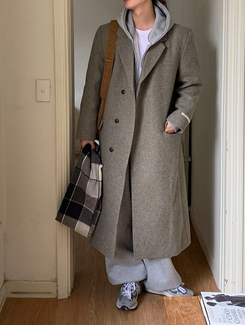 MAGNOLIA Aura Hidden Coat(OATMEAL,CHARCOAL,BLACK) 商品画像1/19