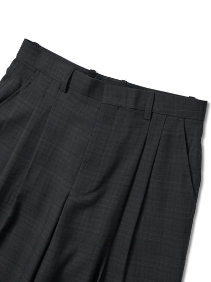 MAGNOLIA Autumn Check Double Jacket & Slacks Setup(CHARCOAL) 商品画像15/18