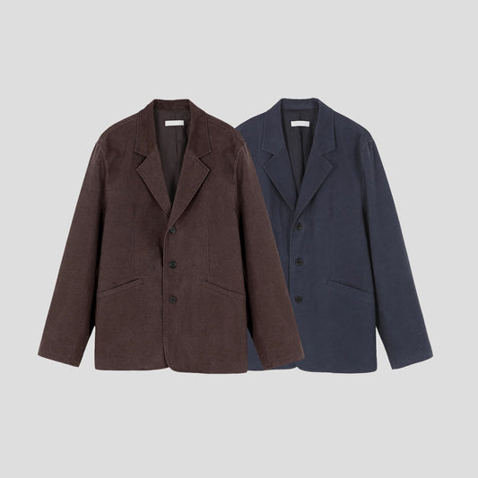 MAGNOLIA Axion Cotton Jacket(PURPLE BROWN,NAVY) 商品画像1/21