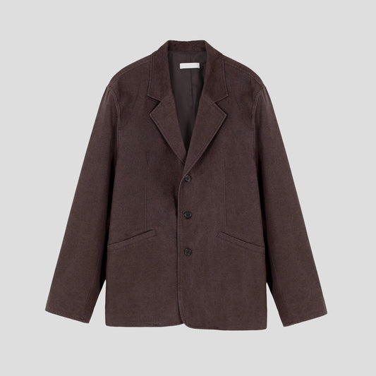 MAGNOLIA Axion Cotton Jacket(PURPLE BROWN,NAVY) 商品画像3/21