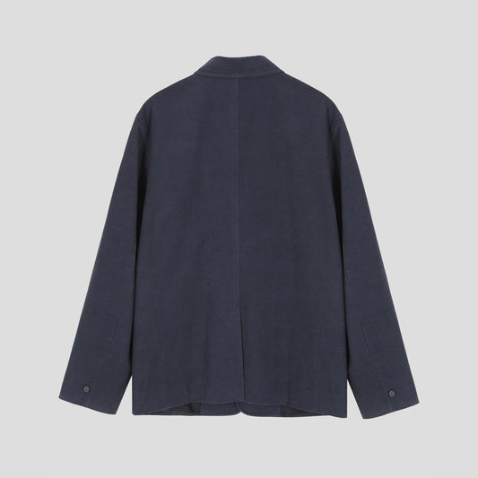 MAGNOLIA Axion Cotton Jacket(PURPLE BROWN,NAVY) 商品画像5/21