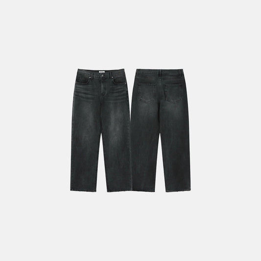 MAGNOLIA Basic Black Denim Pants(BLACK) 商品画像1/9