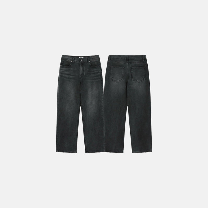 Basic Black Denim Pants