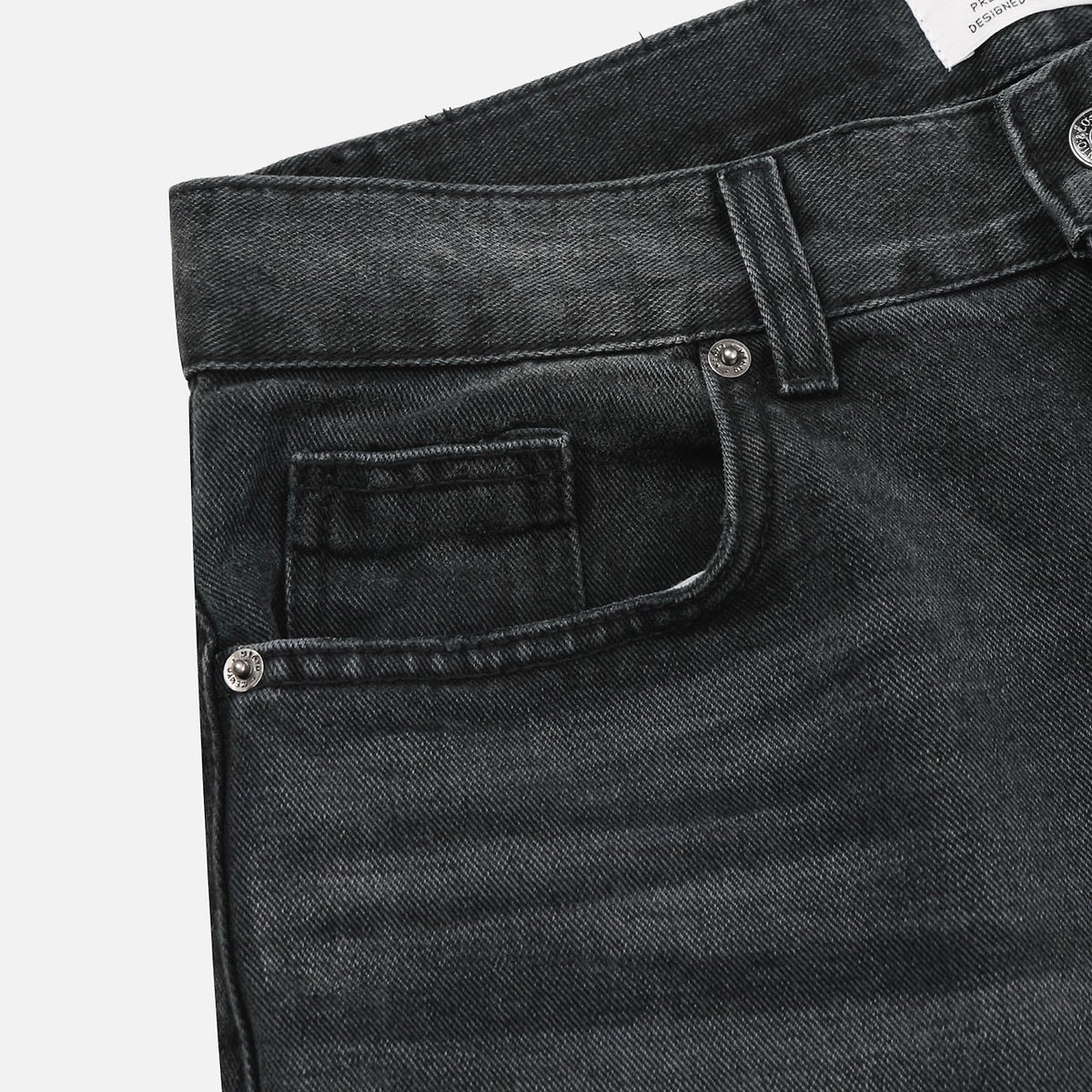 MAGNOLIA Basic Black Denim Pants(BLACK) 商品画像5/9