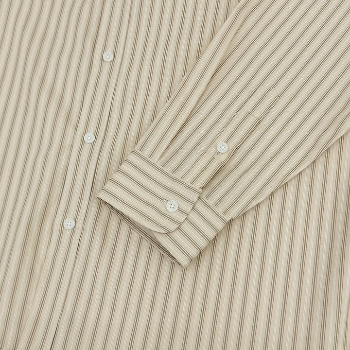 MAGNOLIA Basic Stripe Shirt(スカイブルー) 商品画像7/15