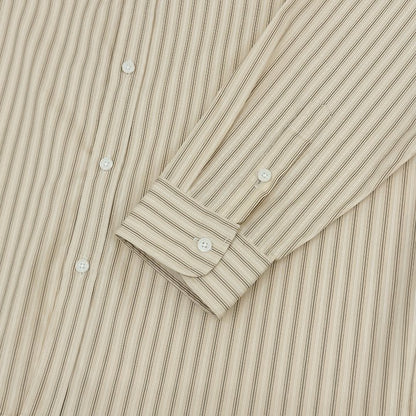 MAGNOLIA Basic Stripe Shirt(スカイブルー) 商品画像7/15