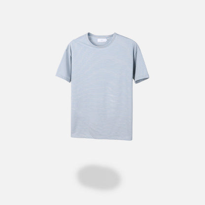MAGNOLIA Basic Tone Stripe Tee(LIME,BLUE,GRAY) 商品画像15/23