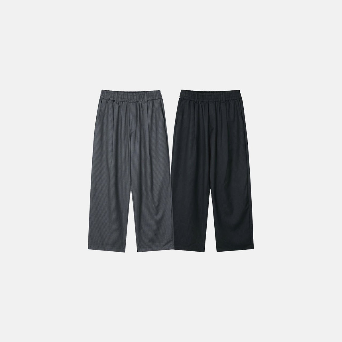 MAGNOLIA Bell Stripe Banding Pants(GRAY,NAVY) 商品画像11/11