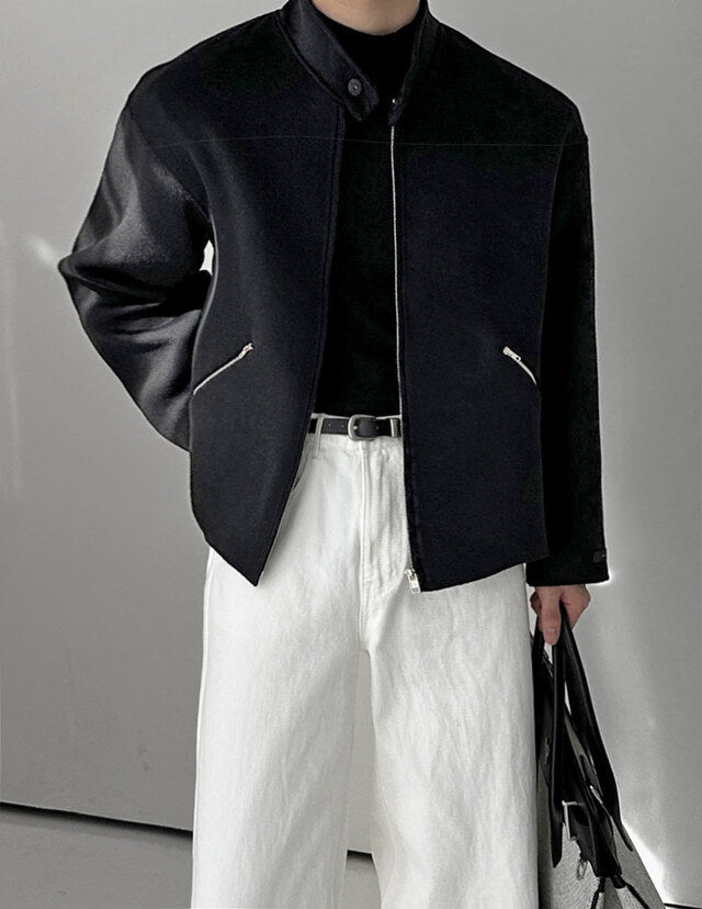 MAGNOLIA Biker Handmade Jacket 韓国メンズファッション 03