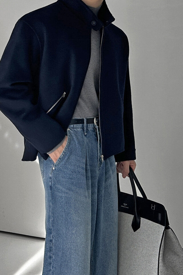 MAGNOLIA Biker Handmade Jacket 韓国メンズファッション 08