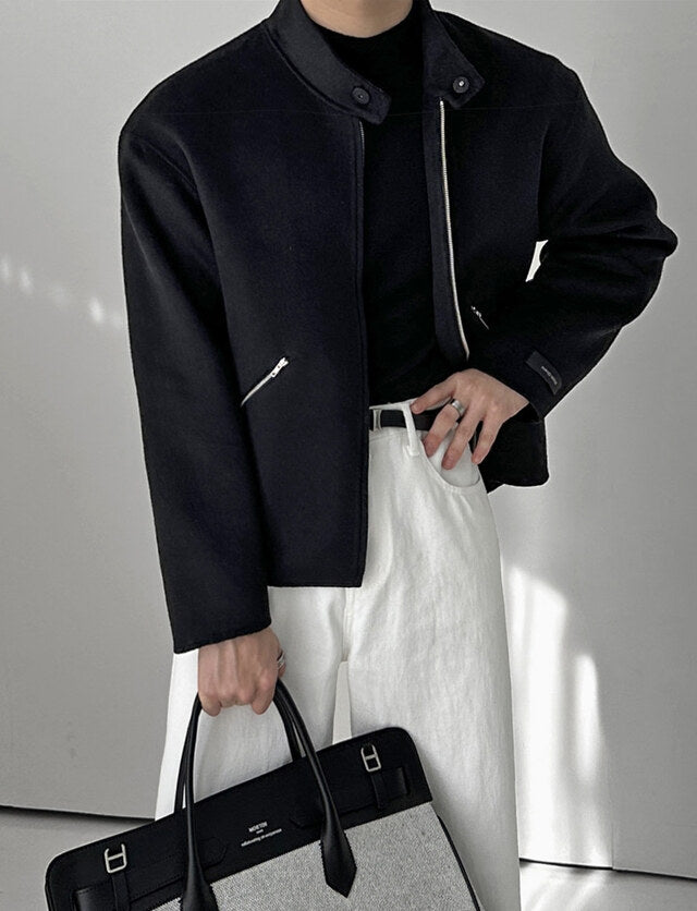 MAGNOLIA Biker Handmade Jacket 韓国メンズファッション 11