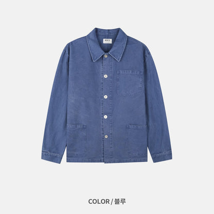 MAGNOLIA Bio French Work Jacket(BLUE,BLACK) 商品画像11/13