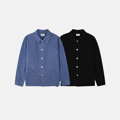 MAGNOLIA Bio French Work Jacket(BLUE,BLACK) 商品画像13/13