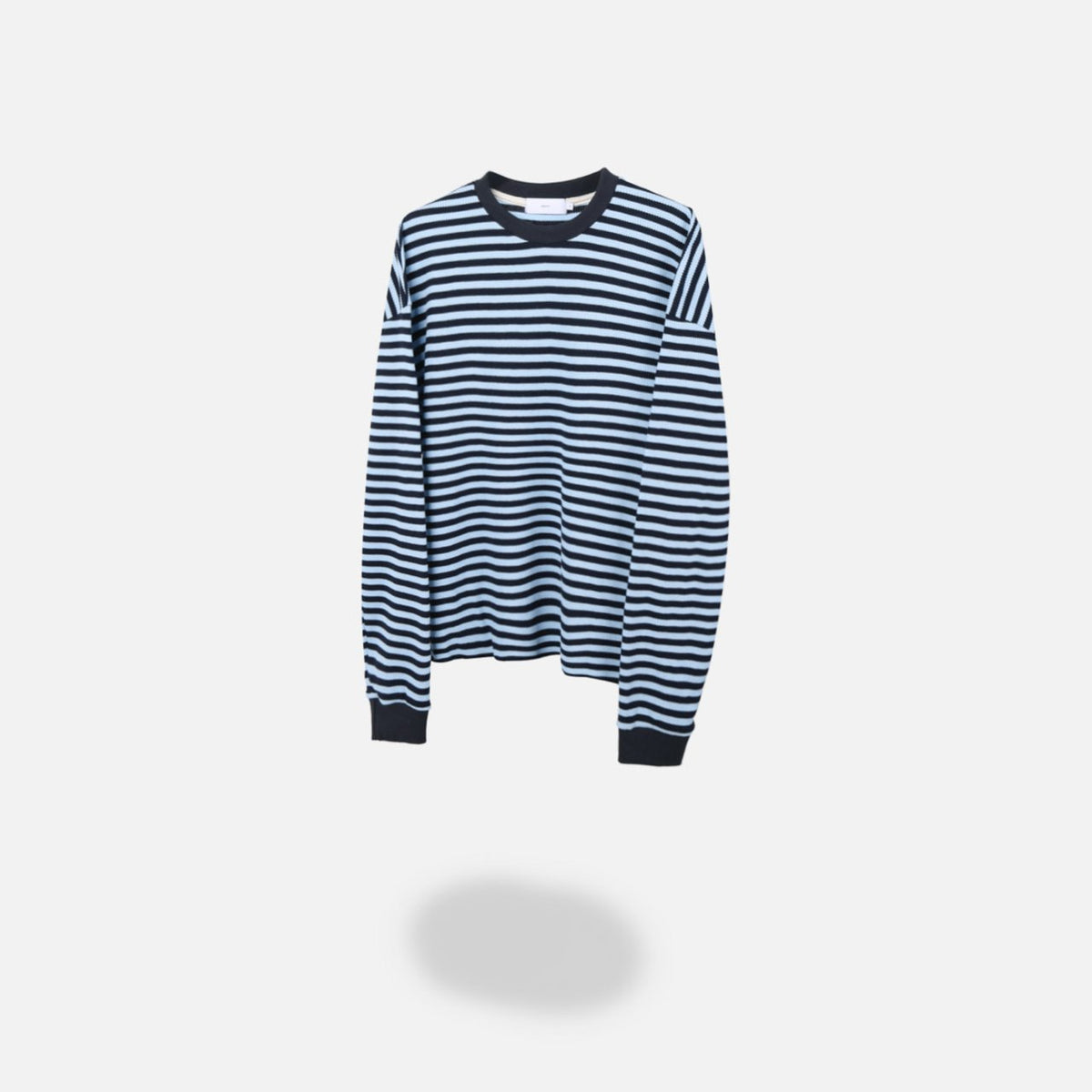MAGNOLIA Border Waffle Long Sleeve T(BLUE,CHARCOAL) 商品画像14/19