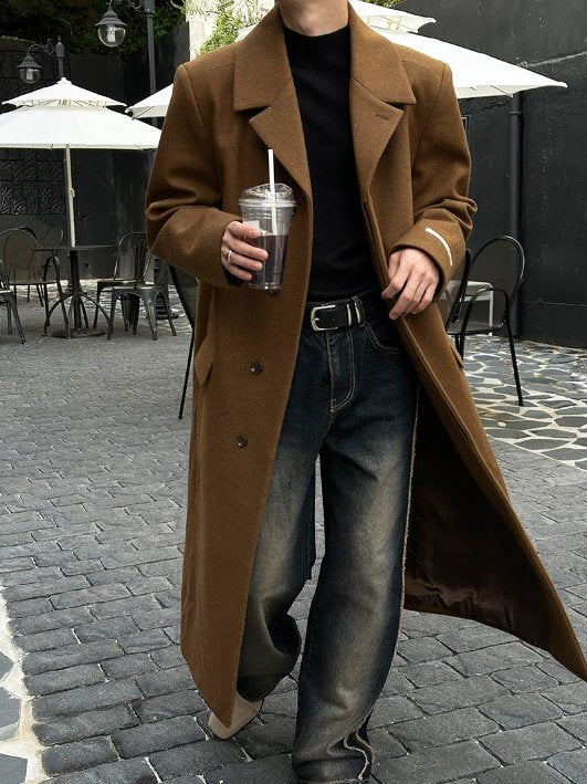 MAGNOLIA Bray Wool Coat(BEOWN,BLACK) 商品画像5/11
