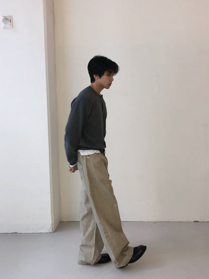 MAGNOLIA Brick Cardigan(BLACK, NAVY, CHARCOAL, GRAY) 商品画像4/15