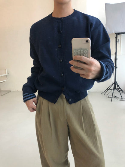 MAGNOLIA Brick Cardigan(BLACK, NAVY, CHARCOAL, GRAY) 商品画像7/15