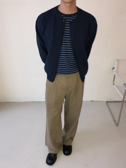 MAGNOLIA Brick Cardigan(BLACK, NAVY, CHARCOAL, GRAY) 商品画像8/15