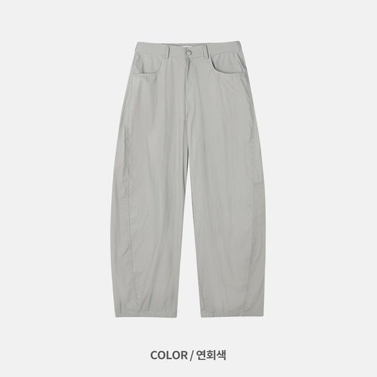 MAGNOLIA Brit Curved Wide Pants(L/GRAY,CHARCOAL,NAVY,BLACK) 商品画像5/10