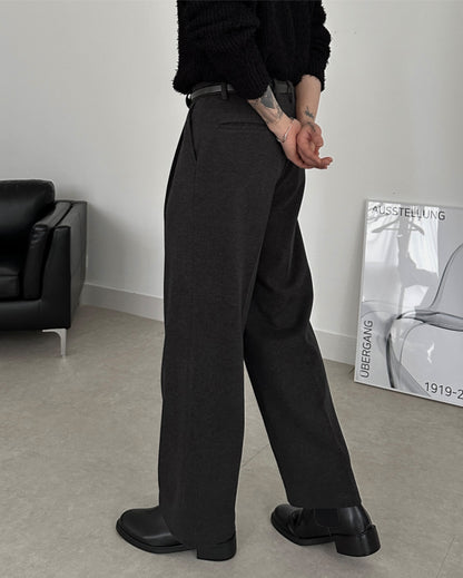 MAGNOLIA Brushed Pintuck Slacks 韓国メンズファッション 07