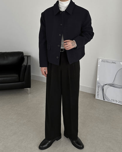 MAGNOLIA Brushed Pintuck Slacks 韓国メンズファッション 14