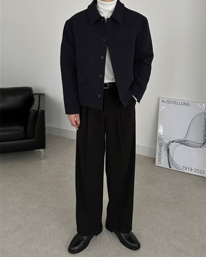 MAGNOLIA Brushed Pintuck Slacks 韓国メンズファッション 15