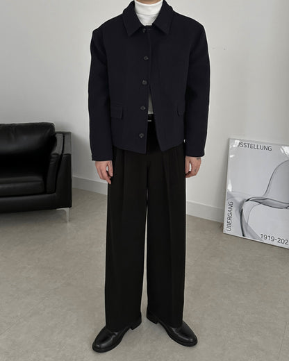 MAGNOLIA Brushed Pintuck Slacks 韓国メンズファッション 17