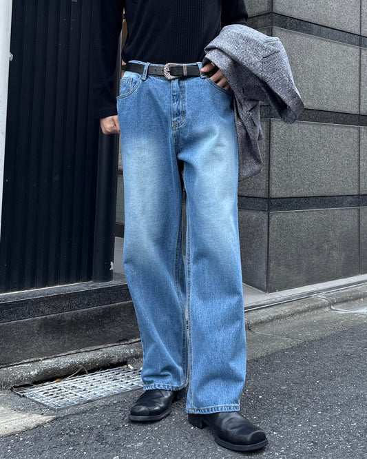 MAGNOLIA Buddy Wide Denim Pants(MID BLUE) 商品画像1/15